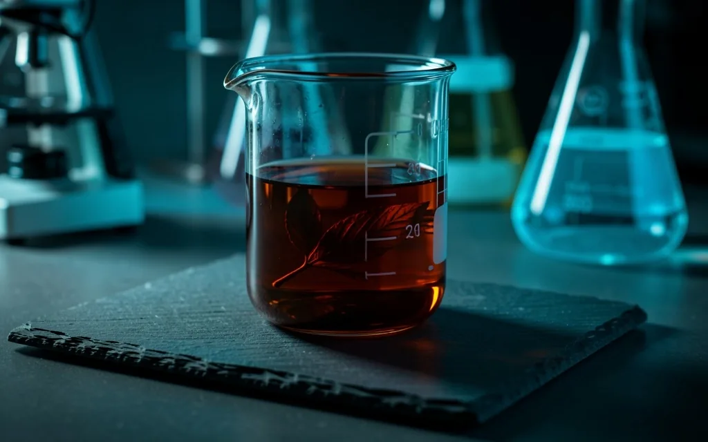 Botanical preparation in laboratory glassware